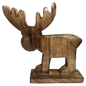 Árbol de Navidad de madera Decoraciones colgantes Artículo al por mayor Artesanía India Diseño de cabaña Acabado Diseño vintage Producto superior - Product Image 4