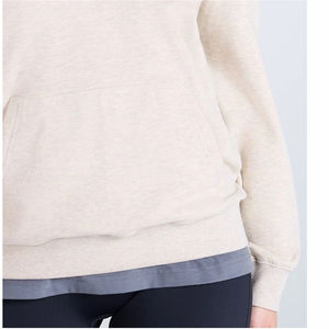 Sweat à capuche décontracté personnalisé pour femme, 100 % coton molletonné, fermeture éclair, manches longues, grandes tailles, col à capuche imprimé pour l'hiver - Product Image 5