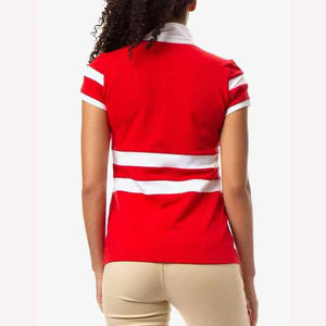 Nueva camisa de verano con cuello polo y manga corta para mujer, en oferta, de algodón y poliéster, informal, transpirable. - Product Image 5