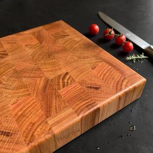 Planche à découper en bois d'acacia, finition lisse, durable, passe au lave-vaisselle, fabriquée à la main pour la cuisine, la préparation des aliments, le service et la cuisine à domicile - Product Image 3