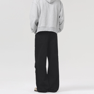 กางเกงคาร์โก้ทรงหลวมผ้าฝ้าย 100% สุดฮิต แฟชั่นสตรีทแวร์ ขากว้าง ทรงตรง สไตล์คนรุ่นใหม่ - Product Image 6