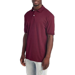 Achetez les polos pour hommes les plus vendus, 100% coton, style décontracté avec col côtelé et manches courtes, tissu jersey respirant. - Product Image 4