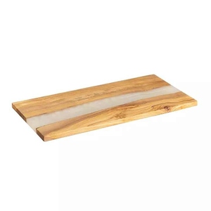 Planche à découper en résine et en bois personnalisable avec logo, durable, en époxy, pour la cuisine, le service et la décoration intérieure - Product Image 5