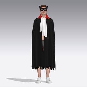 Disfraz de adulto personalizable Incluye capa de vampiro Patrón impreso Logo Línea Decoración Poliéster Personalizable Color Tamaño Algodón - Product Image 1