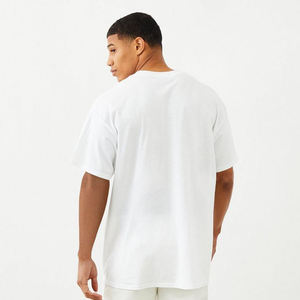 T-shirt à impression en relief, fabricant OEM, haute qualité, 100% coton, logo personnalisé, t-shirt surdimensionné pour hommes 2024 - Product Image 4
