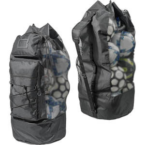 Sac à dos de football léger et écologique, unisexe, avec bretelles confortables, grand espace de rangement, en polyester - Product Image 1