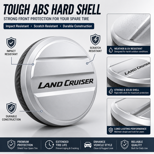 Funda Protectora para Llanta de Repuesto Estilo Deportivo ABS para Toyota Land Cruiser Serie 70, Accesorios de Protección para Rueda Trasera de Camioneta - Product Image 2