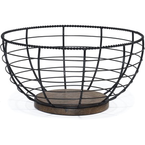 Cesta de fruta de metal hexagonal de gran capacidad con diseño creativo Esencial de cocina de mesa con escurridor de frutas y tazón - Product Image 5