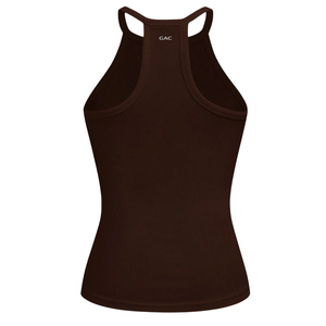 Débardeur côtelé à col rond et dos nageur pour femme, taille XS, en Spandex/Polyester, séchage rapide, respirant, décontracté, pour l'été et l'entraînement - Product Image 2