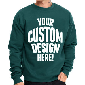 เสื้อสเวตเชิ้ตคอกลมผู้ชายไซส์ใหญ่ ผ้าฟลีซพรีเมียม รับผลิตแบบ OEM ODM - Product Image 2