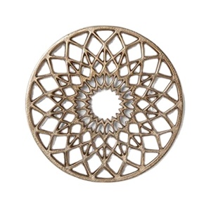 Salvamanteles decorativo hecho a mano de calidad superior con acabado de bronce de estilo moderno para decoración del hogar hecho a mano - Product Image 1