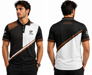 เสื้อทีมกีฬาแขนสั้นปักลายสำหรับผู้ชาย แบบเรียบ  โลโก้สั่งทำได้  ผลิตแบบ OEM ODM - Product Image 3