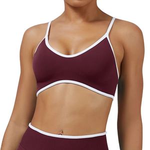 Sujetadores Deportivos Ajustables Personalizados para Mujer, Ropa Interior de Yoga, Cierre Frontal, Sujetador Deportivo con Push-Up para Correr - Product Image 1