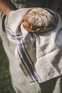 Juego de 2 toallas de lino estilo francés, toallas de cocina de lino con presilla para colgar, toallas gruesas para las manos, toallas de té rústicas en varios colores - Product Image 4