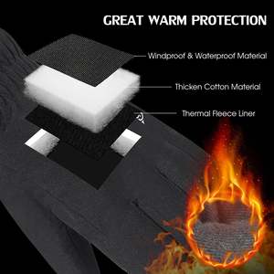 ถุงมือสกีแบรนด์ดังขายดี แบบเต็มนิ้ว ผ้า softshell กันความร้อน ปิดด้วยเชือกผูก ใช้ได้ทั้งชายหญิง สำหรับฤดูหนาว กิจกรรมกลางแจ้ง - Product Image 4