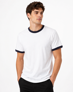 Wholesale 100% Cotton 180g Casual Jersey Custom <b>Logo</b> Plain Blank Unisex Adult Crew Neck Short Sleeve Work Gym T-Shirt - Product Image 1