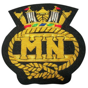 Parches y insignias bordados a mano con hilo metálico, personalizados de tela y lona, con broche de seguridad, insignias para blazer de club de Pakistán 2025 - Product Image 5