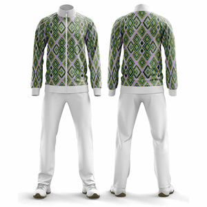Custom Athletic Polyester Tracksuit With Logo Printing Lightweight Sports Jacket And Pants Set Professional Training Wear - Product Image 2