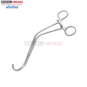 Pinza para tejido vascular atraumática, equipo quirúrgico médico para manipulación de tejidos, hemostática, veterinaria, de grado quirúrgico duradero - Product Image 6