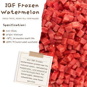 Sandía Congelada IQF Naturalmente Dulce de Calidad de Exportación de Vietnam - Product Image 4