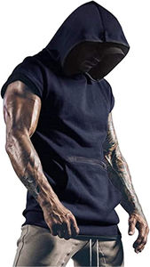 Sudadera Ligera sin Mangas para Gimnasio, para Hombre, para Correr, Transpirable, Informal, Deportiva, Tejido Suave y Transpirable - Product Image 2