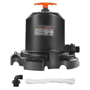 Pompa Sommergibile per Copertura Piscina 1/2 HP 1575 GPH 120V con Cavo di Alimentazione da 25 Piedi e Sollevamento Massimo del Liquido di 24 Piedi, Pompa Elettrica per Acqua Piscina - Product Image 1