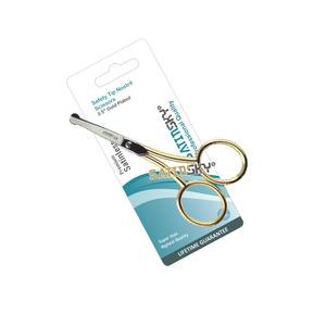 Tijeras de Cejas de Acero Inoxidable Personalizadas para Diestros, para Recortar Barba, Nariz, Cara, Orejas, Cejas, Pestañas y Bigotes, de la Más Alta Calidad - Product Image 2