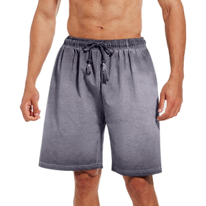 Shorts taille haute délavés à l'acide en coton léger, coupe confortable, style rétro streetwear, décontracté, pour l'été, couleur unie - Product Image 4