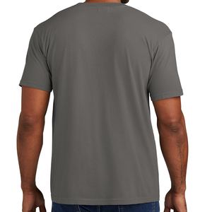 เสื้อยืดผ้าฝ้ายลำลองแบบยูนิเซ็กซ์ พร้อมโลโก้สั่งทำ โรงงานผลิตแบบ OEM ODM - Product Image 2