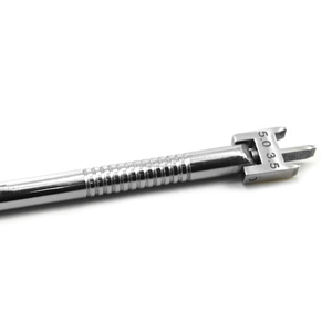 Jauge de hauteur ergonomique manuelle en acier inoxydable pour bracket orthodontique, positionneur de tête mobile à 3 positions, dentaire moleté - Product Image 5