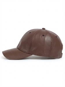 Premium Genuine Leather <b>Caps</b> for Men and <b>Women</b> Stylish Vintage Baseball Hats Adjustable Leather Headwear for Outdoor - Product Image 2