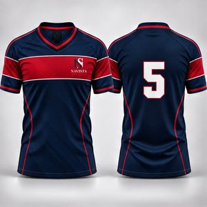 Camisetas de Fútbol al Por Mayor, Ropa Deportiva de Alta Calidad, Diseño Personalizado para Equipos Profesionales, 100% Poliéster, Transpirable, Secado Rápido, Logotipo Personalizado - Product Image 2