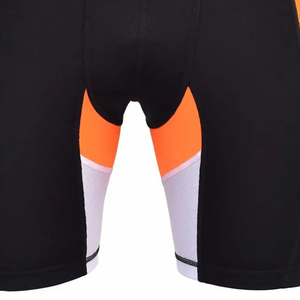 Custom Logo Solid Mid Waist <b>Compression</b> <b>Shorts</b> for <b>Men</b> Gym CrossFit Fitness Running Breathable Quick Dry Eco-Friendly - Product Image 4