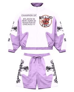 Custom High Quality Solid Lightweight <b>Knitted</b> Windbreaker Nylon Men's Summer Sport Custom Print Breathable Windbreaker <b>Set</b> - Product Image 2
