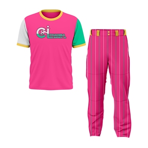 Uniforme de Softbol Personalizado de Alta Calidad, Conjunto Completo con Impresión por Sublimación, Logotipo Frontal, Pantalones Cortos de Secado Rápido, Transpirable, Unisex para Adultos - Product Image 1