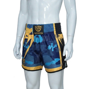 Pantalones Cortos de Entrenamiento de Muay Thai para Hombre de Alta Calidad ODM, 100% Poliéster Ecológico, Transpirables, de Secado Rápido, Ligeros y de Cintura Alta - Product Image 2