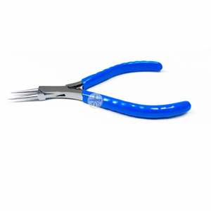 Pince à bec fin en acier inoxydable LUMINEX IMPEX avec micro-chaîne et coupe en forme de poire pour la fabrication de bijoux DIY - Légère - Product Image 5