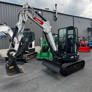 Mini-excavatrice Bobcat E50 E45 de 5 tonnes, d'origine américaine, avec moteur, boîte de vitesses et pompe d'origine, idéale pour les travaux miniers et de terrassement. - Product Image 4