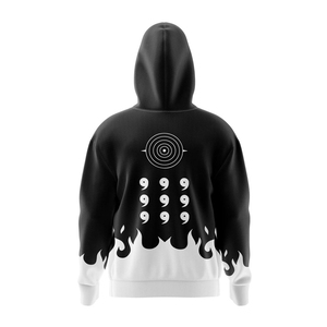 Cagoule unisexe d'hiver à fermeture éclair intégrale, douce et chaude, 100 % coton, avec logo personnalisé brodé, style streetwear, double couche, teinte unie - Product Image 2