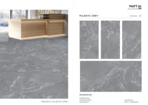 Carreaux de porcelaine mats pour l'exportation, en format 60x120cm (600x1200mm) et 24x48, pour la décoration murale et de sol moderne. - Product Image 5