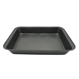 Venta caliente 9x13 pulgadas Rectangular Acero al carbono Bandeja para hornear Revestimiento antiadherente con buena liberación para pasteles y pastelería - Product Image 1