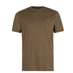 <b>Men's</b> Slim Fit <b>Leopard</b> Pattern 100% Cotton Jersey Crewneck Short Sleeve Anti-Pilling Sueded Knit T-<b>Shirt</b> - Product Image 1