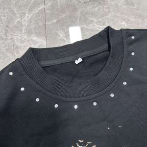 Camiseta Vintage para Hombre, Algodón Lavado al Ácido, Desgastada, con Dobladillo Desgarrado, Gráfico con Pedrería, Camiseta Premium, Estilo Casual Retro Urbano - Product Image 3