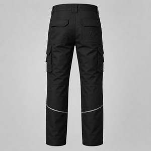 Pantalon de sécurité léger, vêtement de travail industriel, conçu avec un matériau durable, une ceinture confortable et des éléments réfléchissants - Product Image 2