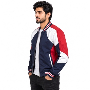 Vêtements classiques pour hommes actifs : blousons bomber avec poches pratiques et finition soignée, blousons bomber pour hommes. - Product Image 3