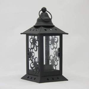 <b>Moroccan</b> White Rectangular Plastic Lantern Outdoor <b>Decor</b> Durable Hanging Candle Holder - Product Image 2