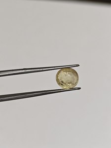 Zafiro amarillo de corte redondo de 4.30 ct, piedra preciosa natural suelta para anillos, pendientes y collares al mejor precio - Product Image 4