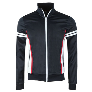 Mens Black Contrast Stripe Tracksuit Premium <b>Track</b> <b>Jacket</b> And Matching Pants Breathable Modern Athletic Casual Streetwear - Product Image 3