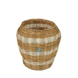 <b>Top</b> Selling Vietrustic Rattan Handmade Woven Modern Rustic Eco-Friendly Table Vase Natural Home Decor Wholesale OEM ODM Supplier - Product Image 5