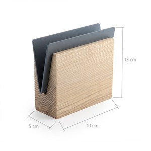 Porte-boîte à mouchoirs en bois élégant et personnalisable 13x10x5 cm, style nordique, organiseur - Product Image 1